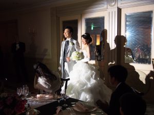新郎新婦入場！